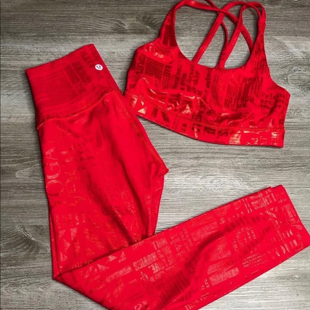 Lululemon Manifesto worn once for photo shoot matching top size 10 separate sale